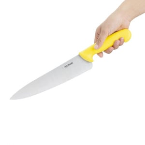 Kockkniv Gul Blad 25,5 cm - Hygiplas - Fourniresto