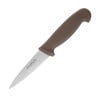 Kniv med brun klinga 9 cm - Hygiplas - Fourniresto