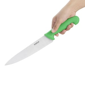 Green Chef's Knife Blade 21.5 cm - Hygiplas - Fourniresto