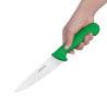 Couteau De Cuisinier Vert Lame 16 Cm - Hygiplas - Fourniresto