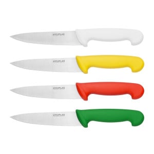 Kockkniv Grön Blad 16 cm - Hygiplas - Fourniresto