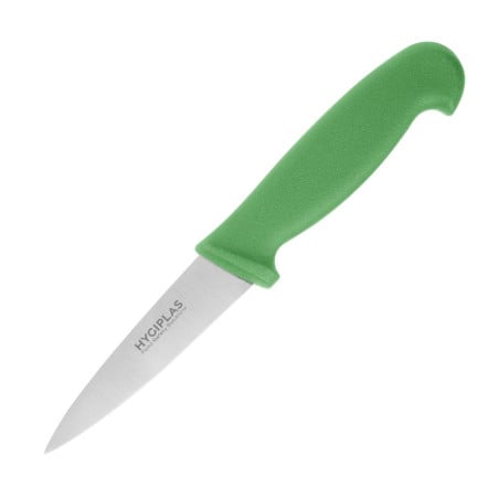 Couteau D'Office Vert Lame 9 Cm - Hygiplas - Fourniresto