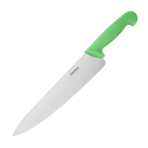 Kockkniv Grön Blad 25,5 cm - Hygiplas - Fourniresto