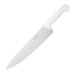 Kockkniv Vit Blad 25,5 cm - Hygiplas - Fourniresto