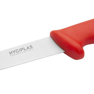 Röd filékniv blad 15 cm - Hygiplas - Fourniresto