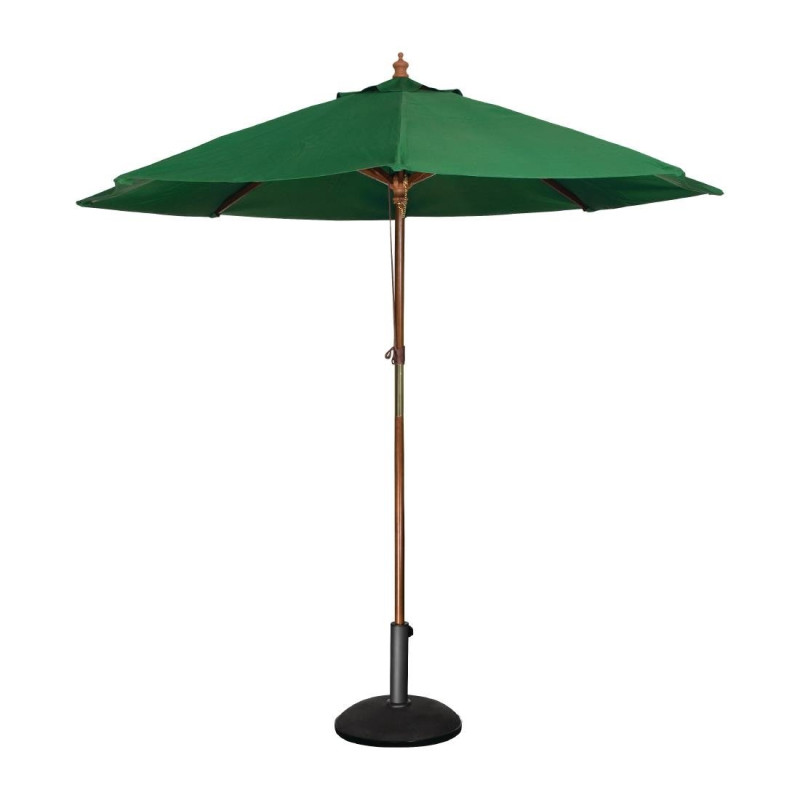 Parasol Vert Rond Ø 2,5 M - Bolero - Fourniresto