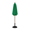 Parasol Vert Rond Ø 2,5 M - Bolero - Fourniresto