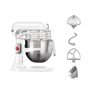 Professionell vit köksmaskin 6,9 L - KitchenAid - Fourniresto