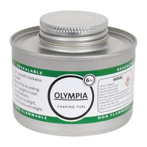 Brännbart 6H För Chafing Dish - 12-pack - Olympia - Fourniresto