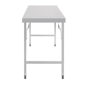 Large Folding Stainless Steel Table 1800 mm - Vogue - Fourniresto