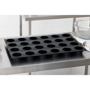 Non-stick Silicone Pastry Mold 24 Muffins Ø 75 mm - FourniResto - Fourniresto