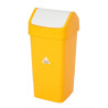 Yellow Polypropylene Swing Lid Bin 50 L - Scot Young - Fourniresto