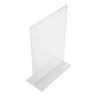 Vertical Acrylic A4 Menu Holder - Olympia - Fourniresto