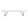 Table Pliable Au Centre Blanche 2430 Mm - Bolero - Fourniresto