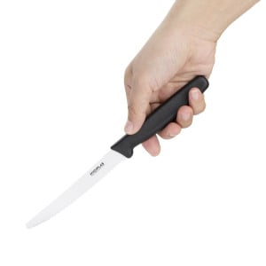 Kniv för tomater Svart Tandad Blad 10 cm - Hygiplas - Fourniresto