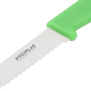 Kniv för gröna tomater med tandad klinga 10 cm - Hygiplas - Fourniresto