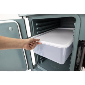 Chariot Ultra Bleu Ardoise en Polypropylène 114 L  - Cambro - Fourniresto