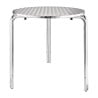 Round Bistro Table in stainless steel - Ø 700 mm - Bolero - Fourniresto