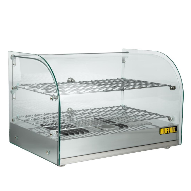 Vitrine Chauffante de Comptoir 2 Niveaux 45 L - Buffalo - Fourniresto