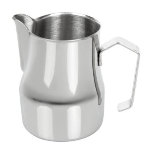 Stainless Steel Milk Jug for Latte with Handle 500 ml - FourniResto - Fourniresto