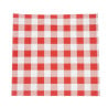 Greaseproof Paper Vichy Red 250 x 250 mm - Pack of 200 - FourniResto - Fourniresto