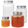 Glass Jar with Screw Lid 330 ml - Set of 6 - Vogue - Fourniresto