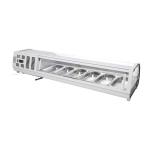 Jääkaappivitriini Tapaksille 6 x GN 1/3 - Polar