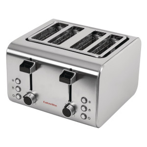 Stainless Steel 4-Slice Toaster - Caterlite - Fourniresto