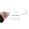 Glass Cake Display Stand Ø 305 mm - Olympia - Fourniresto