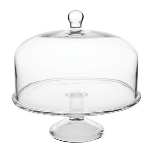 Glass Cake Cloche Ø 285 mm - Olympia - Fourniresto