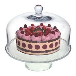 Glass Cake Cloche Ø 285 mm - Olympia - Fourniresto