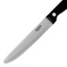 Rounded Black Steak Knives - Set of 12 - Olympia - Fourniresto