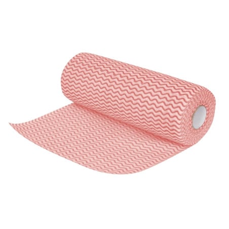 Non-Woven Red Chiffon Roll of 100 - Jantex - Fourniresto