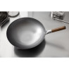 Wok teräksinen puolipallonmuotoinen pohja Londonwok Ø 38 cm - FourniResto - Fourniresto