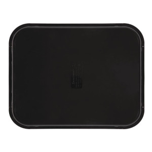 Rektangulärt halkfritt serveringsfat i glasfiber Camtread svart 45,7 cm - Cambro - Fourniresto