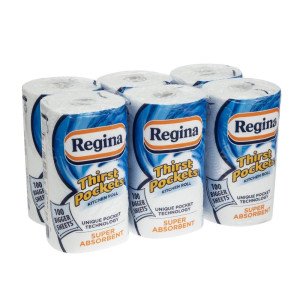 Pappershanddukar Regina Thirst Pockets 100 ark - 6-pack - FourniResto - Fourniresto