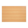 Rectangular Pre-Drilled Beech Table Top - Bolero - Fourniresto