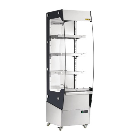 Vitrine Libre Service Chauffante Slim 220L - Buffalo - Fourniresto