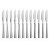 Table Knife Monaco in Stainless Steel - Set of 12 - Olympia - Fourniresto