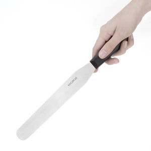 Spatula Knife with Straight Blade in Stainless Steel 255mm - Hygiplas - Fourniresto