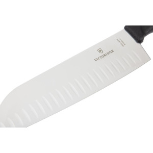 Kniv Santoku med hål 170 mm - Victorinox - Fourniresto