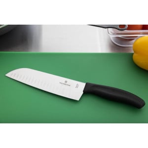 Kniv Santoku med hål 170 mm - Victorinox - Fourniresto