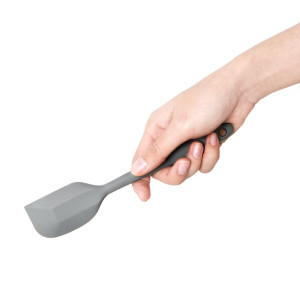 Mini Spatule Maryse Grise en Silicone Résistant à la chaleur 205mm - Vogue - Fourniresto