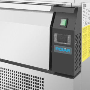 Alusta kaksinkertainen jäähdytys 1 laatikko sarja U 3x GN 1/1 - Polar - Fourniresto