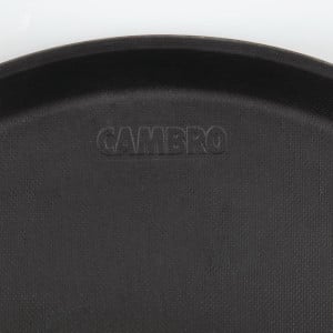 Plateau Rond Fibre de Verre Antidérapant Noir Treadlite Ø 355 mm - Cambro - Fourniresto