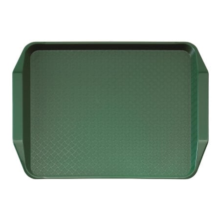 Rectangular Green Tray with Polypropylene Handles Fast Food 430mm - Cambro - Fourniresto