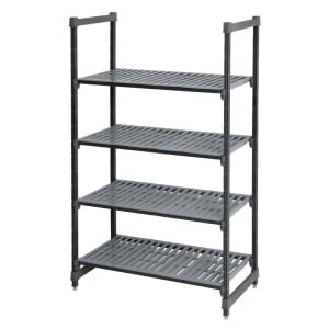 Unit of 4 louvered shelves 540 x 1070 x 1830mm - Cambro - Fourniresto