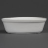 White Oval Gratin Dishes 161 x 116mm - Set of 6 - Olympia - Fourniresto