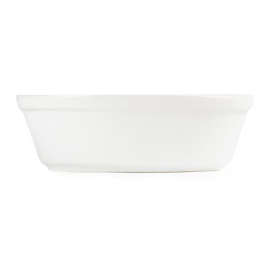 White Oval Gratin Dishes 161 x 116mm - Set of 6 - Olympia - Fourniresto