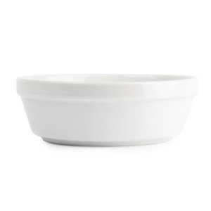 White Round Gratin Dishes Ø 137mm - Set of 6 - Olympia - Fourniresto